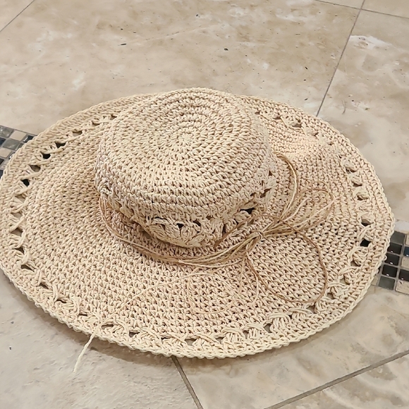 other Accessories - Chic Beige Woven Sun Hat